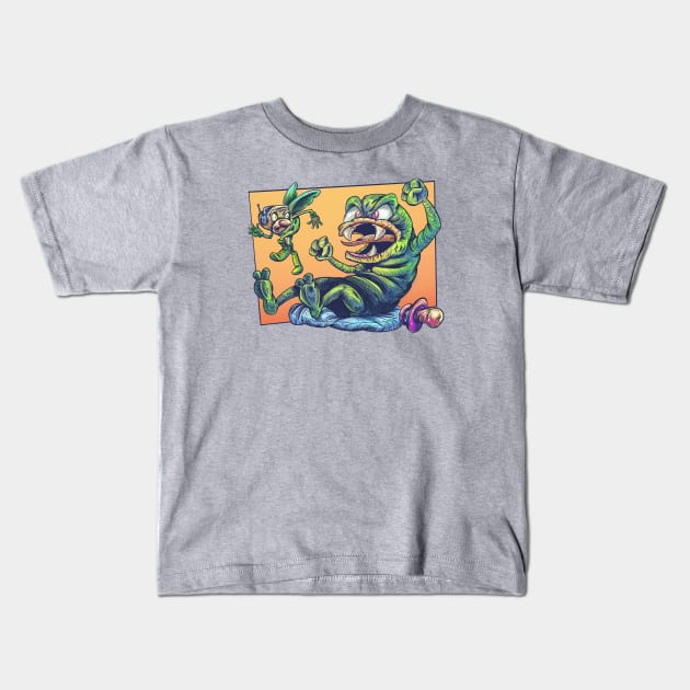 Cry Baby Monster Kids T-Shirt by BlueGlue